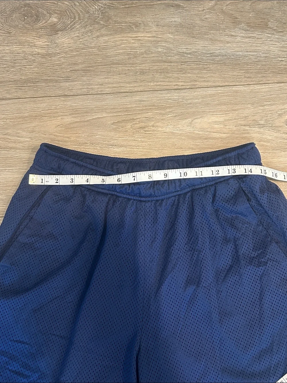 Nike Men's Dark Navy Blue Mesh Athletic Shorts Size Large